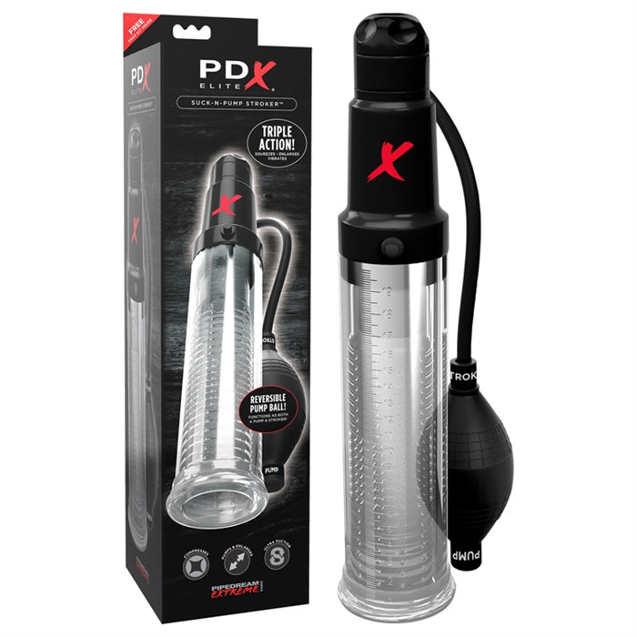 PDX ELITE Suck-N-Pump Stroker