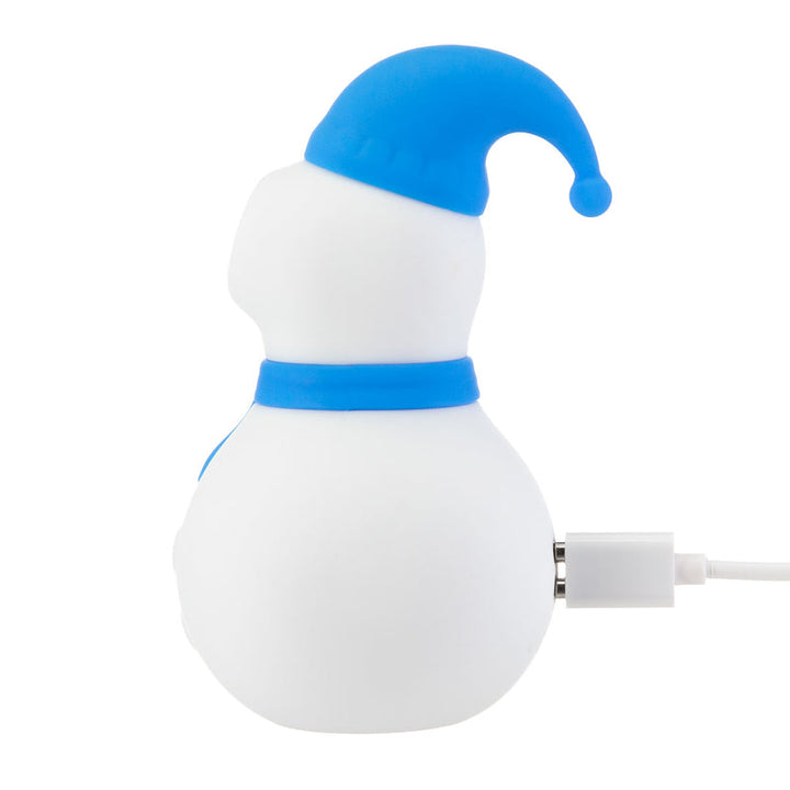 Snowy Kiss – Clitoral Stimulator – Snowman (Blue & White)