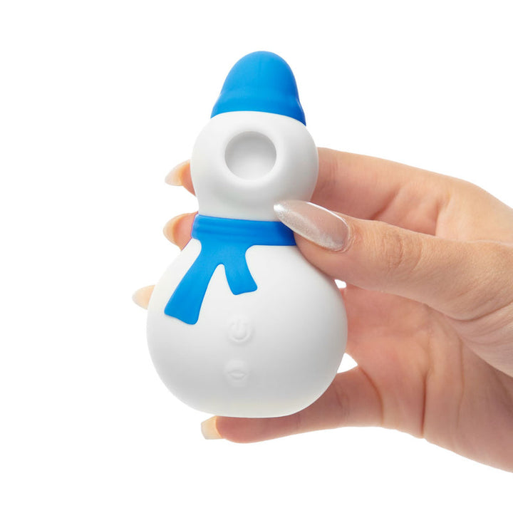 Snowy Kiss – Clitoral Stimulator – Snowman (Blue & White)