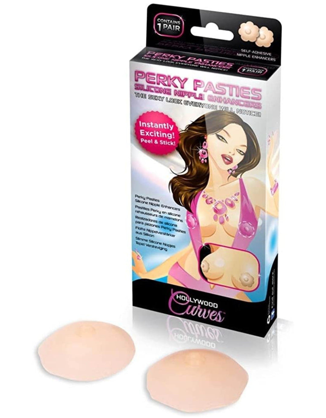 Hollywood Curves Perky Pasties Silicone Nipple Enhancers
