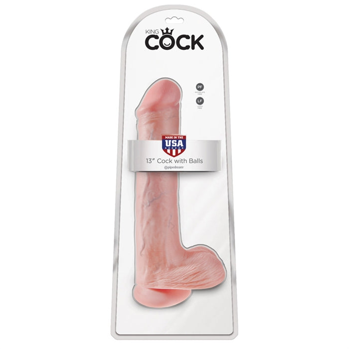 King Cock 13" With Balls - Boutique Toi Et Moi