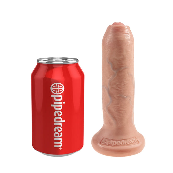 King Cock 6" Intact- Beige - Boutique Toi Et Moi