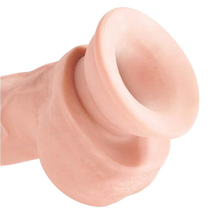 King Cock Plus 8" Triple Density Cock with Balls - Boutique Toi Et Moi