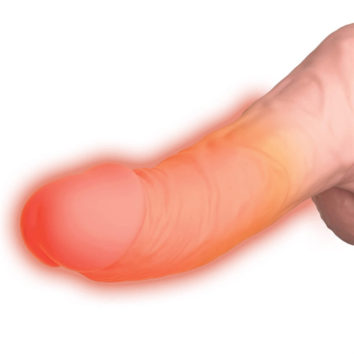 King Cock Plus 6.5" Thrusting cock / balls Light - Boutique Toi Et Moi