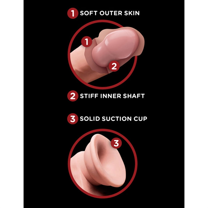 KCP 6" Triple Density Cock / Swinging Balls Light - Boutique Toi Et Moi