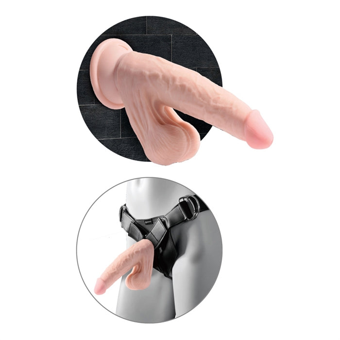KCP 7" Triple Density Cock / Swinging Balls - Boutique Toi Et Moi