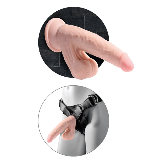 KCP 9" Triple Density Cock / Swinging Balls Light - Boutique Toi Et Moi