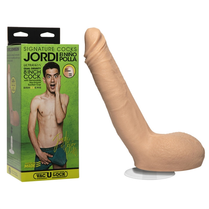 Jordi El Niño Polla - 8 Inch - ULTRASKYN Cock - Boutique Toi Et Moi