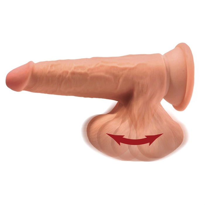 KCP 7" Triple Density Cock / Swinging Balls - Boutique Toi Et Moi