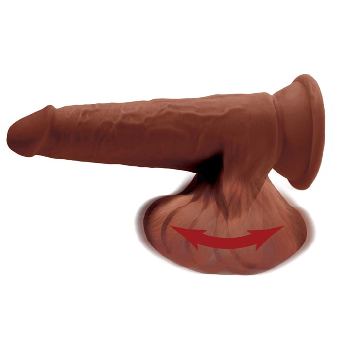 KCP 8" Triple Density Cock / Swinging Balls Light or Brown - Boutique Toi Et Moi