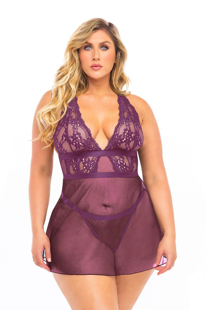 Plus Size Joell Babydoll - Boutique Toi Et Moi