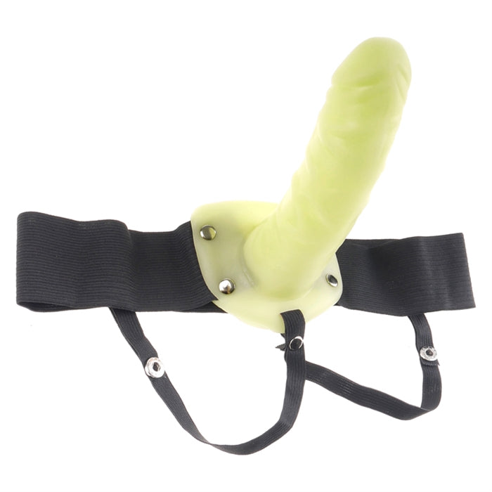 Hollow Dong 6" Strap-On Glow in the Dark - Boutique Toi Et Moi