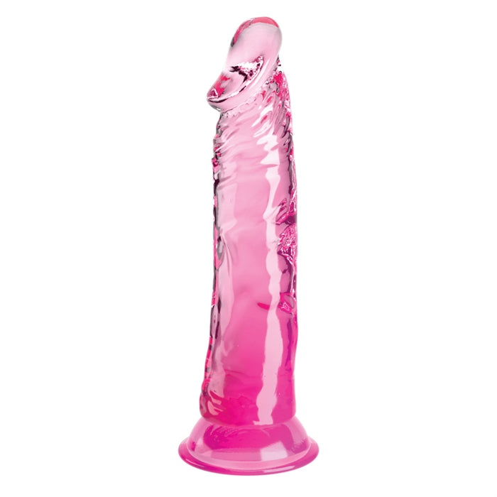King Cock Clear 8" - Rose
