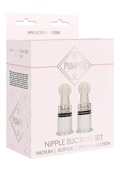 Nipple Suction Set Medium - Transparent - Shot