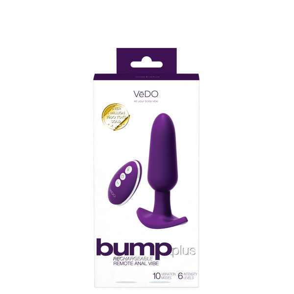 Bump Plus - Rechargeable Remote Control Anal vibe - Vedo