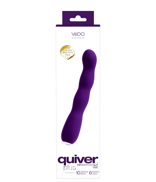 Quiver Plus Rechargeable Vibe - Purple - Vedo