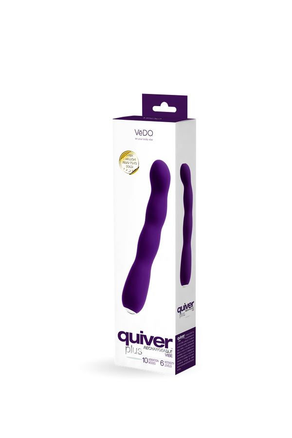 Quiver Plus Rechargeable Vibe - Purple - Vedo