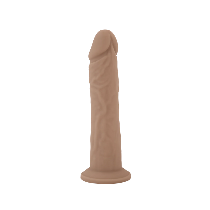 Realistic Dildo Liquid Silicone 2 (8")- Flesh - Silex