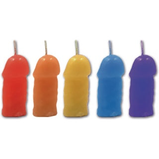 Hott Products - Pecker Party Candles - Rainbow