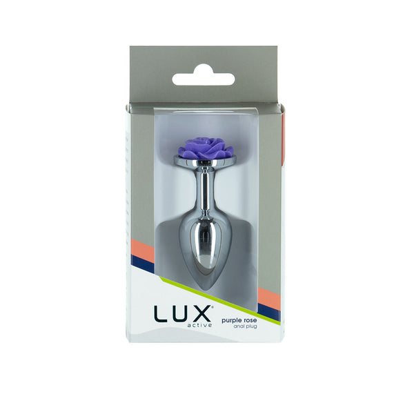 LUX active® 3" Rose Anal Plug – Purple