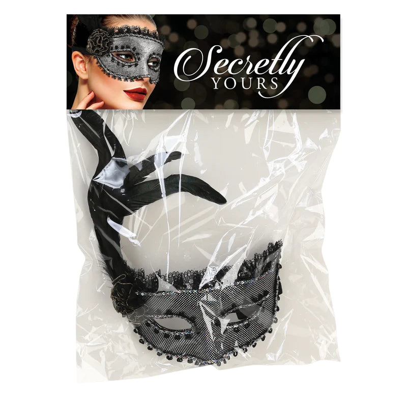 Secretly Yours Feather Mask - Boutique Toi Et Moi