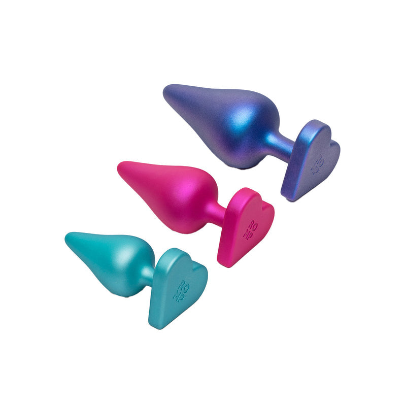 ROMP Luster 3PC Butt Plug Set