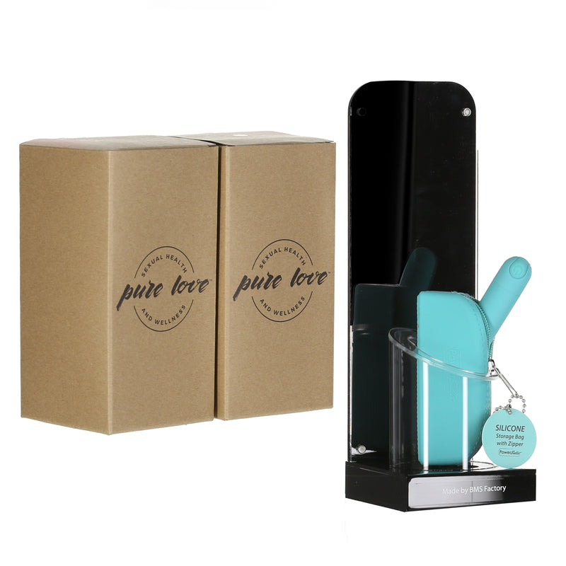 Pure Love® - Rechargeable Power Bullet With Silicone Case - Teal