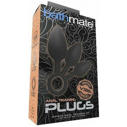 Bathmate Anal Training Butt Plugs - 3 pièces - noir