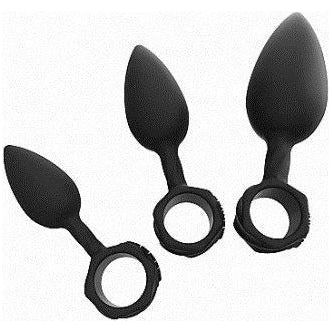 Bathmate Anal Training Butt Plugs – 3 Pieces – Black