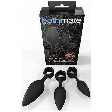 Bathmate Anal Training Butt Plugs - 3 pièces - noir