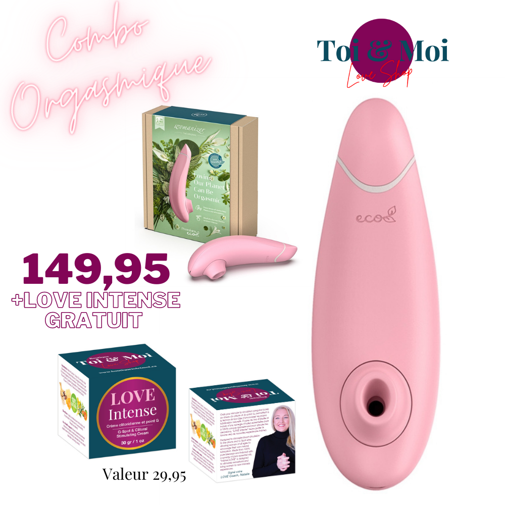 Combo Orgasmique de Womanizer Premium Eco + CADEAU GRATUIT - Boutique Toi Et Moi