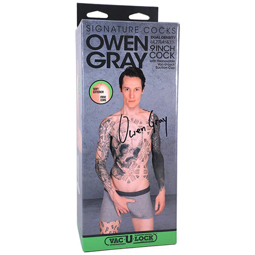 Signature Cocks - Owen Gray - 9 Inch ULTRASKYN Cock -Vanilla