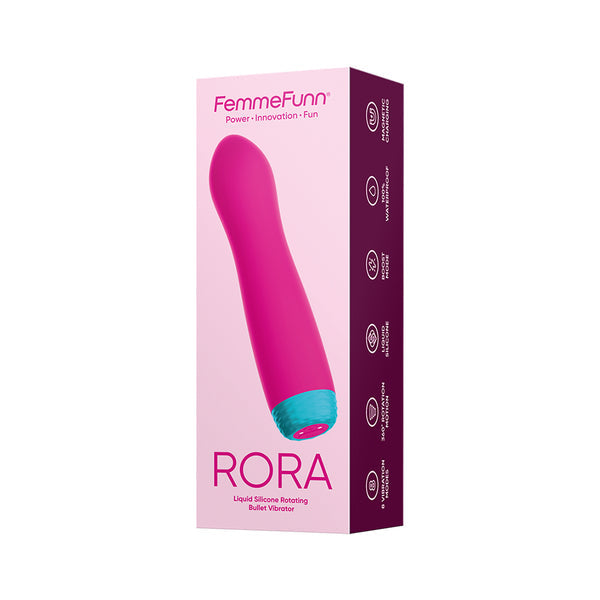 RORA - 360% ROTATING & VIBRATING LIQUID SILICONE- FEMMEFUNN