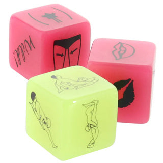 KG - Oral Sex Dice Glow-In-The-Dark - Bilingue