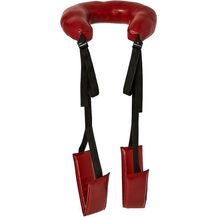 Saffron Thigh Sling – Red/Black - Boutique Toi Et Moi