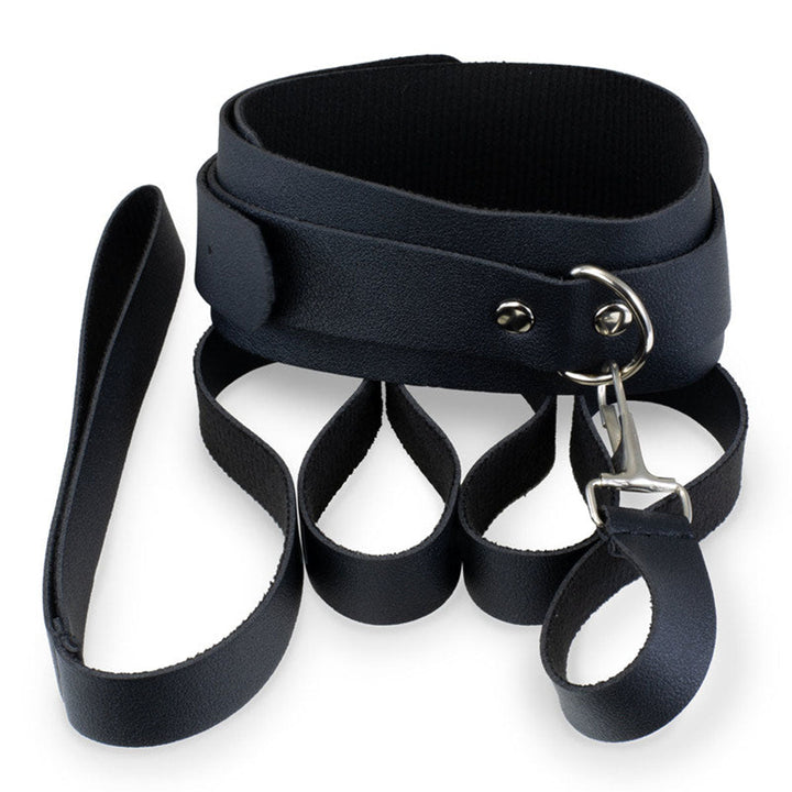 Kink Curious Collar & Leash Set - Black