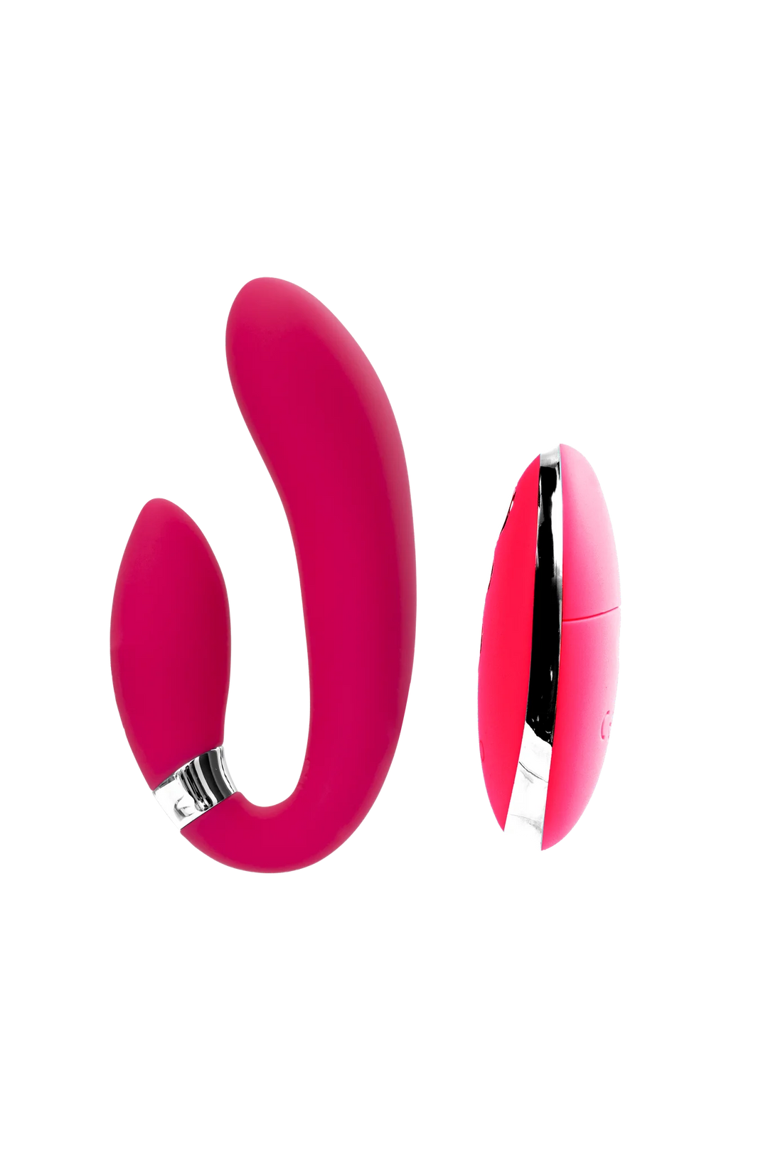 JENI C-Shaped Dual Motor Vibe- Pink - Vedo