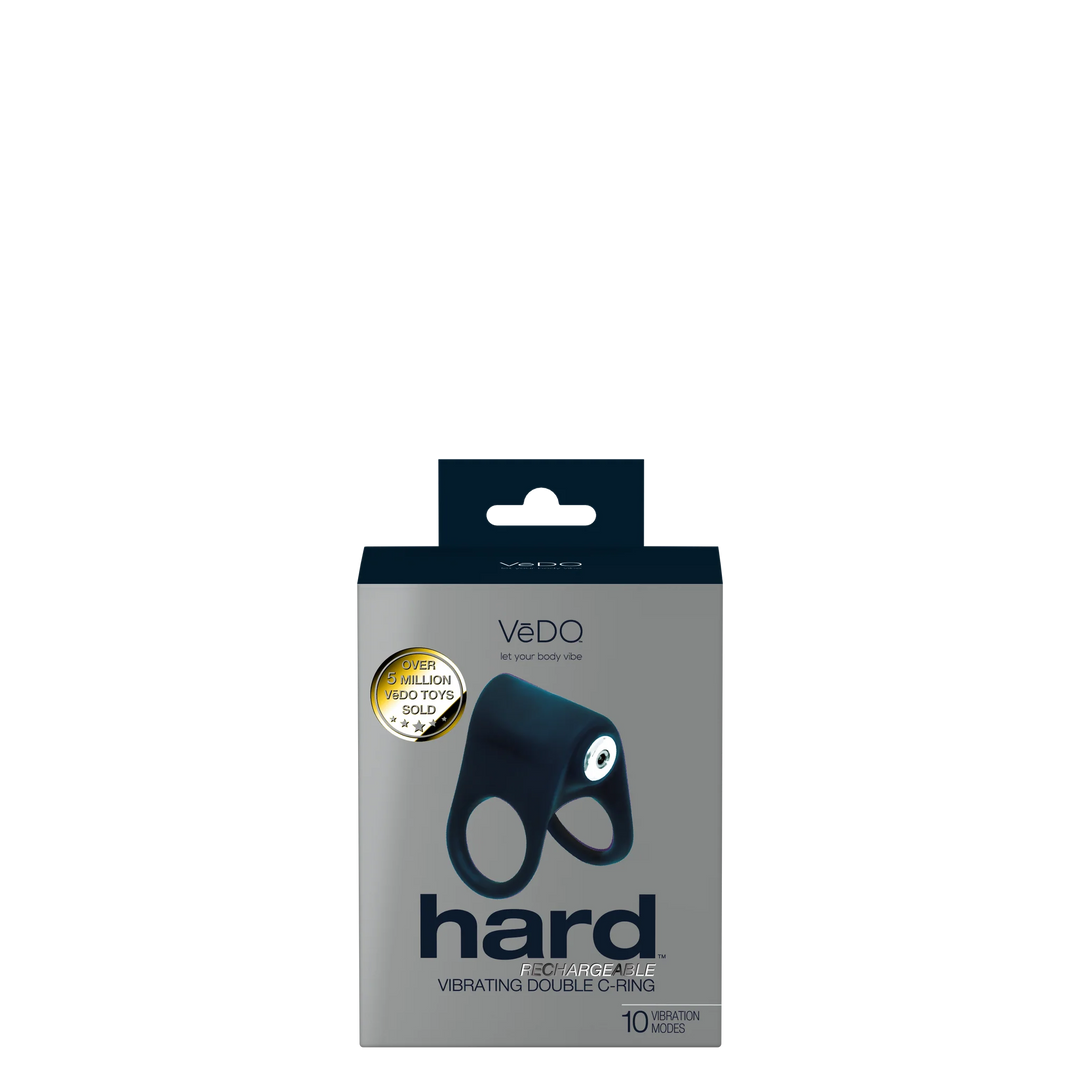 Hard - Rechargeable C-Ring - Black - Vedo ( VI-R1208)