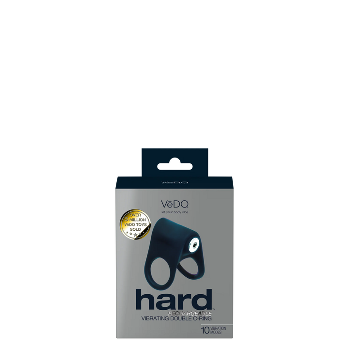 Hard - Rechargeable C-Ring - Black - Vedo ( VI-R1208)