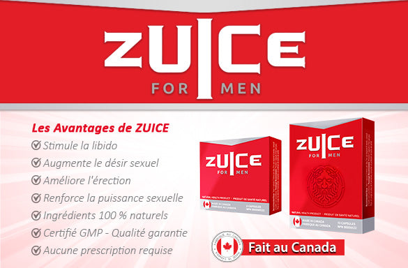 ZUICE pour homme - Amélioration sexuelle