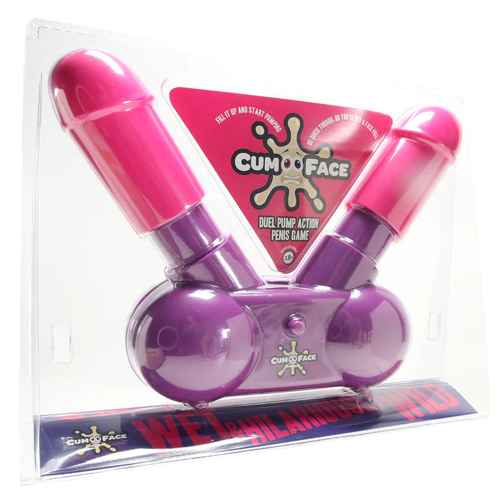 Cum Face Duel Pump Action Penis Game - Boutique Toi Et Moi