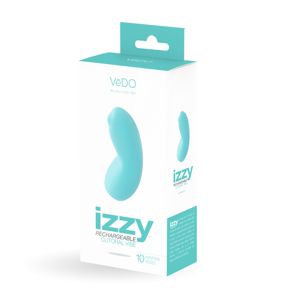 Izzy Rechargeable Vibe -Tease Me Turquoise