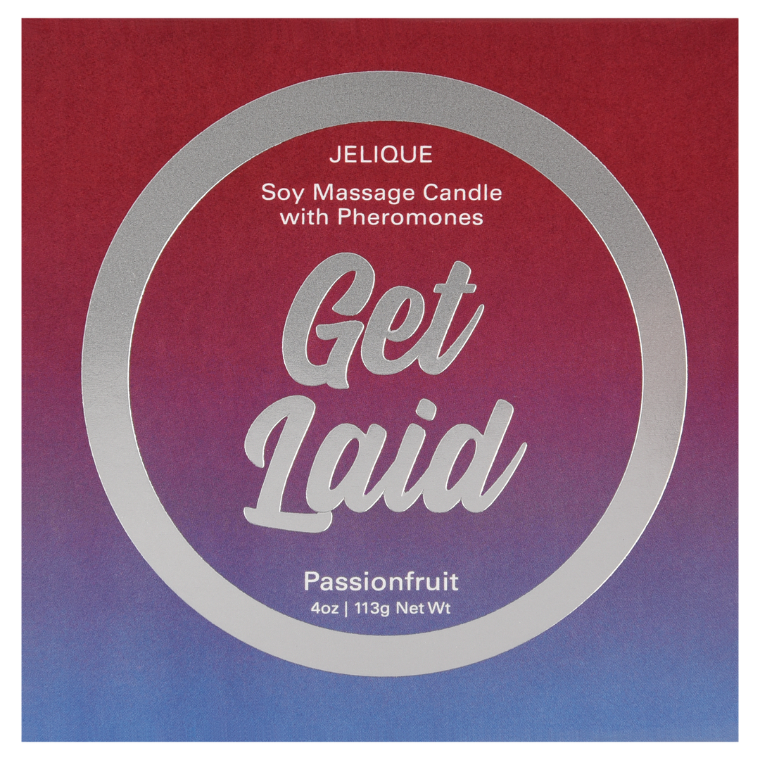 MOOD CANDLES Get Laid - Pheromone Massage Candle Passion Fruit 4oz | 113g