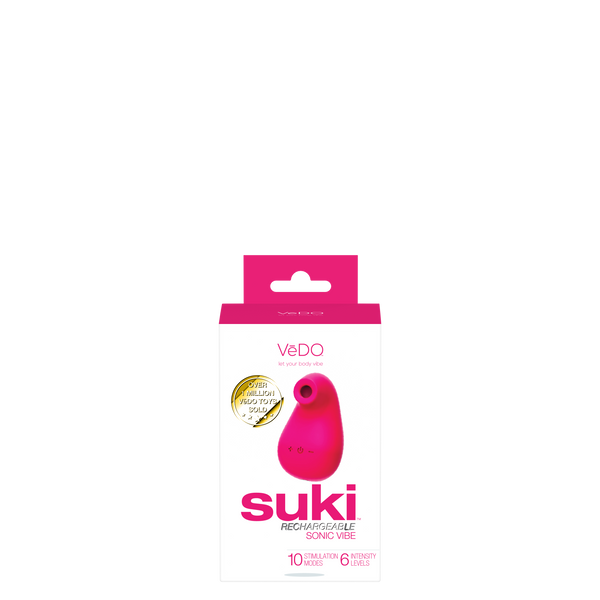 Suki - Rechargeable Sonic Vibe- Foxy Pink - Vedo