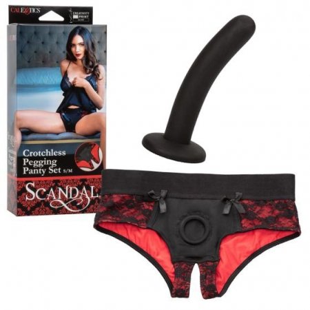 Crotchless Pegging Panty Set - Boutique Toi Et Moi