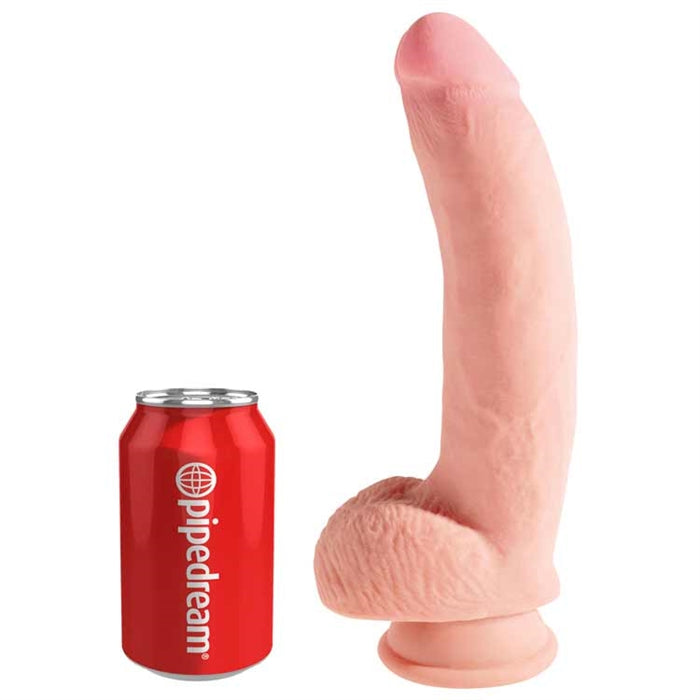 King Cock Plus 10" Triple Density Cock with Balls - Boutique Toi Et Moi