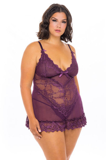 Curve Valentine Babydoll - Boutique Toi Et Moi